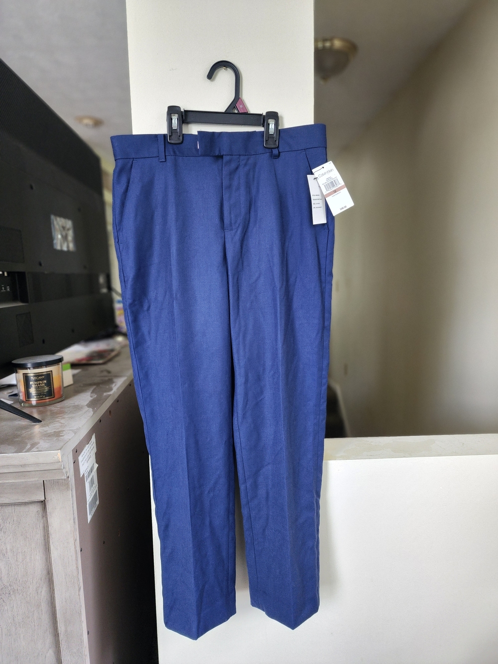 Calvin Klein Slim-fit Pants in Blue